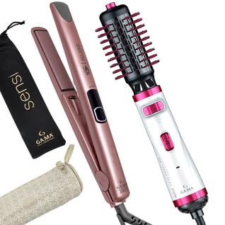 Chapinha De Cabelo Gama Italy Profissional Digital Ion Progressiva 450f Prancha Rose Sensi