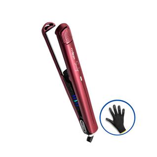 Chapinha prancha alisadora mega scarlett 250c bivolt + luva de proteção