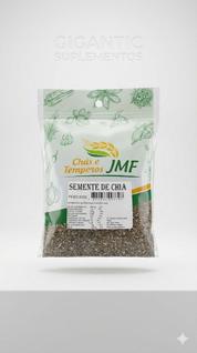 Chás e Temperos JMF Semente de Chia 200g Embalagem Selada Qualidade Premium para Sua Rotin