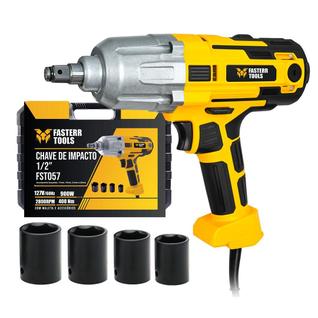 Chave de Impacto Elétrica 900W Com Acessórios FST059