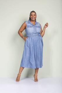 Chemisier vestido jeans manifesto