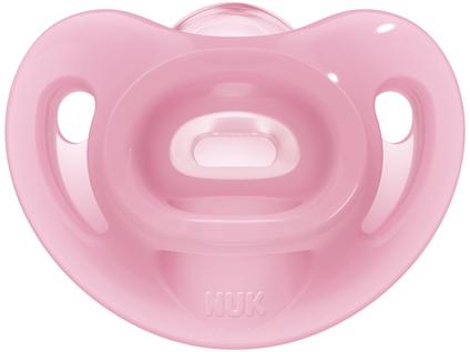 Chupeta Nuk 100% Silicone Sensitive Soft Girl S2