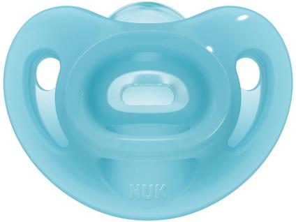 Chupeta Silicone Ortodôntico NUK  - Sensitive Soft Girl Rosa Acima de 6 Meses
