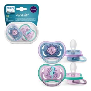 Chupeta Ultra Air Peixe/cavalo Marinho 6-18m - Philips Avent