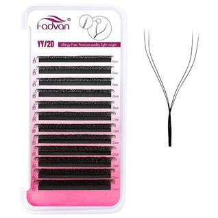 Cílios Fadvan YY 0,07mm - Volume Brasileiro para Extensão de Cílios