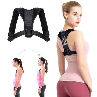 Cinta Colete Corretor Postural Ajustável Unissex Coluna Ombro Costas