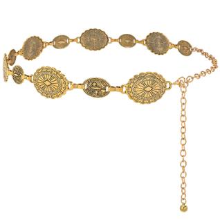 Cinto de corrente XZQTIVE feminino Boho para vestidos, jeans, cinto