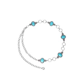 Cinto Feminino Corrente Com Pedrarias Boho Chic
