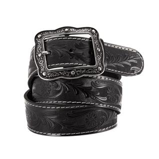 Cinto Feminino Estilo Country Rodeio Barretos Couro Floral