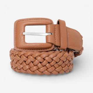 Cinto Feminino Trançado Caramelo Escuro