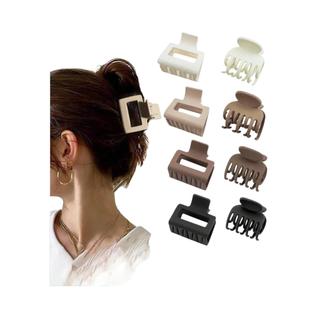 Clipes De Cabelo Matte Médios Para Cabelos Finos 8PCS Acessórios De Cabelo Para Mulheres E
