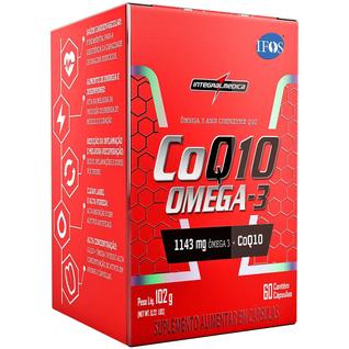 Coenzima Q10 e Ômega 3  1134mg Selo IFOS  60 Cápsulas  Integralmédica