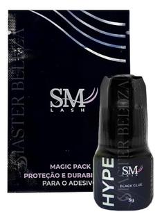 Cola Profissional Hype Sm Para Alongamento De Cílios 3g Preto