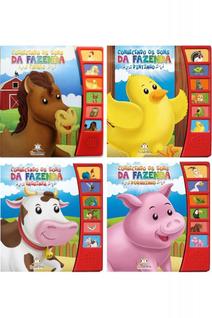 Coleção Conhecendo os Sons da Fazenda  - 4 Vol - Kit de Livros
