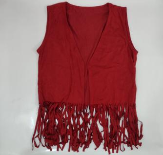 Colete com franja