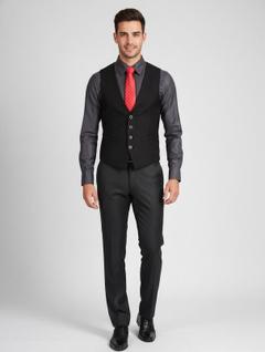 Colete De Alfaiataria Slim Fit Masculino Preto Original Pronta Entrega Envio Rápido Roupa 