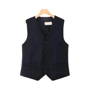 Colete Feminino plus Size Elegante Com Decote V Sem Mangas Para Escritório - Estilo Casual