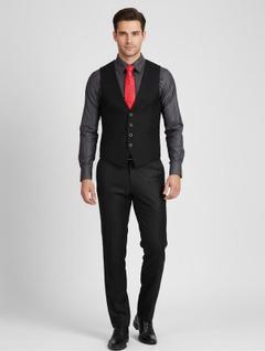 Colete Social Masculino Slim Fit Preto Para Casamento Padrinho Formatura Festa Elegante Lu