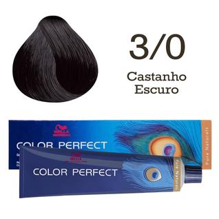 Coloração 3.0 Castanho Escuro Color Perfect  Wella Professionals