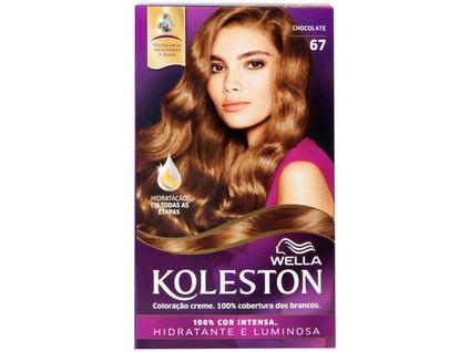 Coloração Creme Wella  Koleston Tons Castanhos