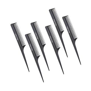 Combo 6 pentes dentes alternados para desfiar cabo separador de mechas marco boni