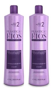 Combo Cadiveu Plástica dos Fios Passo 2 Selagem Térmica  Cabelos Lisos e Sem Frizz