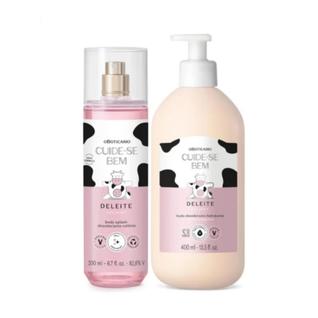 Combo Cuide-Se Bem Deleite: Body Splash 200ml + Hidratante Corporal 400ml O Boticário