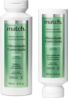 Combo MATCH OLIOSIDADE CONTROLADA SHAMPOO E CONDICIONADOR