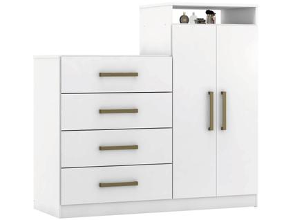 Cômoda 4 Gavetas 2 Portas Demóbile Aurea