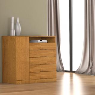 Cômoda 5 Gavetas 1 Porta Portugal Made Marcs