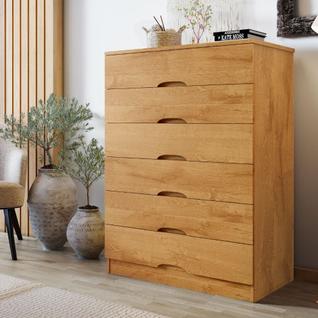 Cômoda 6 Gavetas Servilha Made Marcs