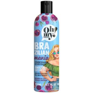 Condicionador Oh My Amazon Secrets Brazilian Mania 300ml para Selagem e Brilho PósQuímica