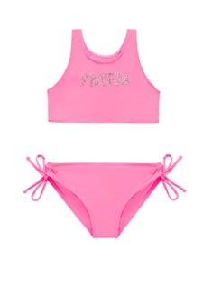 Conjunto Biquíni Pingo de Alegria PG11 Infantil Top cropped e Calcinha Poliéster T. 04/10