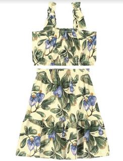 Conjunto Blogueira Infantil Menina Blusa e Saia Midi Longa Social Infantil Menina - Carinh
