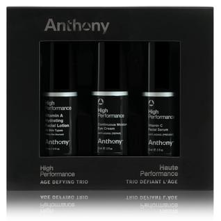 Conjunto de cuidados com a pele Anthony High Performance com creme para os olhos e sérum