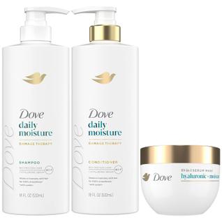 Conjunto de cuidados com o cabelo Dove Daily Moisture Shampoo e Condicionador