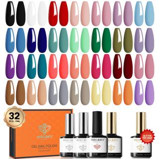 Conjunto de Esmaltes em Gel - 32 Cores de Outono e Inverno