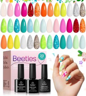 Conjunto de Esmaltes em Gel Beetles Spring - 23 Cores Neon