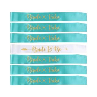 Conjunto De Faixas Para a Tribo Da Noiva Para Casamento, Chá De Panela, Madrinhas E Desped