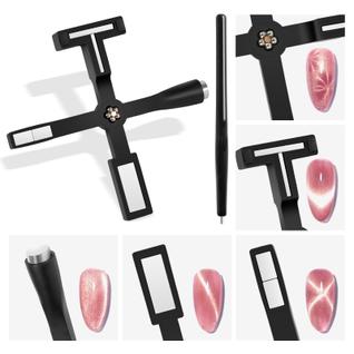 Conjunto de ímãs Cat Eye Polish Saviland 2024 5 em 1 para unhas