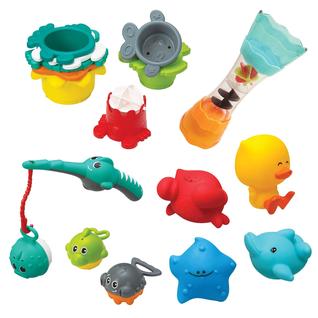 Conjunto de jogos de banho Infantino Splish & Splash com vara de pescar 0M+