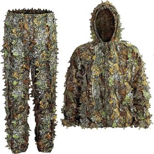Conjunto De Roupa Tática De Camuflagem Biônica 3D Para Homens, Mulheres E Crianças