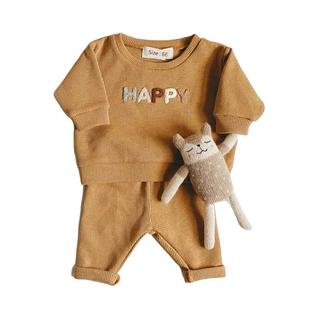 Conjunto De Roupas Casuais Para Bebês Meninos E Meninas Primavera 2022 2 Peças Roupas Para
