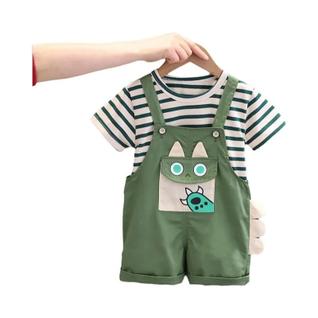 Conjunto De Roupas De Verão Para Meninos, Camiseta E Calças Curtas Para Bebês, 2 Peças, Ro
