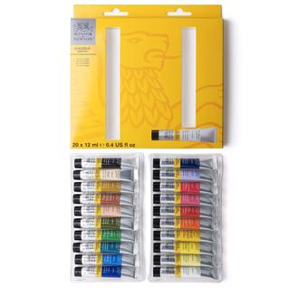 Conjunto de tinta acrílica Winsor & Newton Galeria, tubo de 20 x 12mL