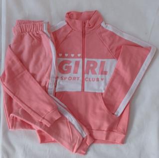 Conjunto Feminino Jaqueta e Calça Moletom Flanelado Malwee Kids