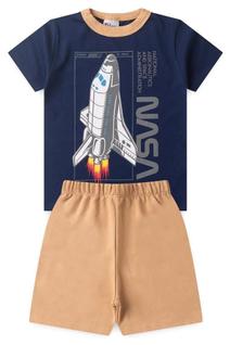 Conjunto Infantil Masculino Verão com Camiseta e Shorts