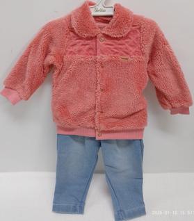 Conjunto Longo Bebê Menina Paraiso Calça Jeans Inverno 14653