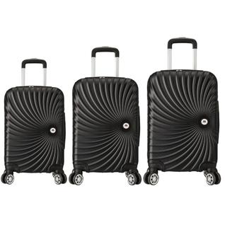 CONJUNTO MALA DE VIAGEM BORDO, MÉDIA E GRANDE EM ABS C/ RODINHAS 360º - EAGLE - AS65
