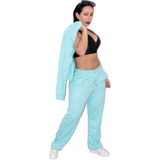 Conjunto Moletom Feminino Inverno Frio Estilo Blogueira